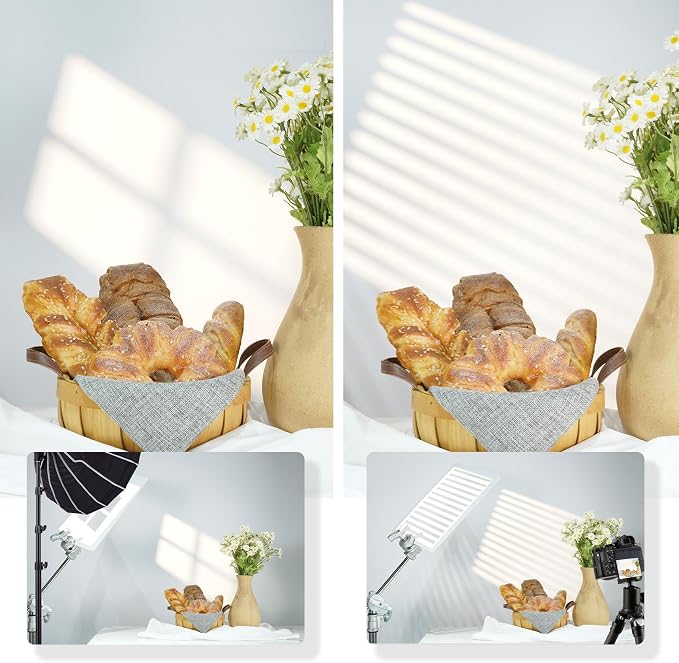 Meking 4PCS Product Photography Props Light and Shadow Boards 16 * 11inch