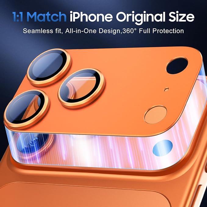 UniqueMe for 3 Pack iPhone 17 Pro Max Camera Lens Protector
