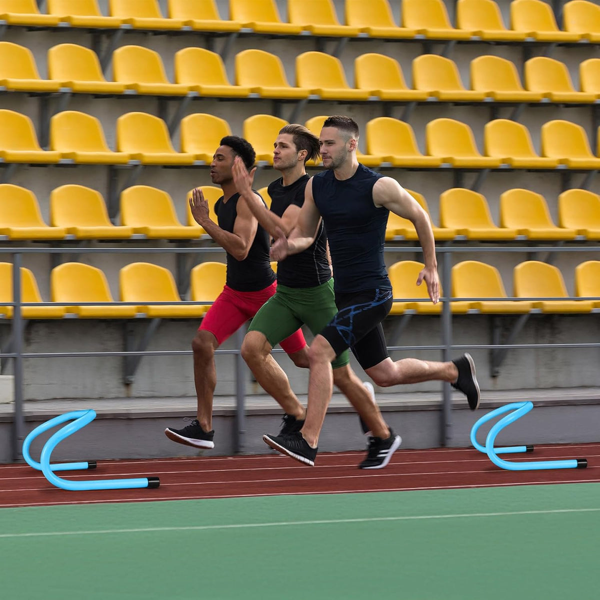 Wettarn 18 Pcs 6" Speed Training Hurdles - Durable Agility Equipment for Athletes | Soccer & Basketball