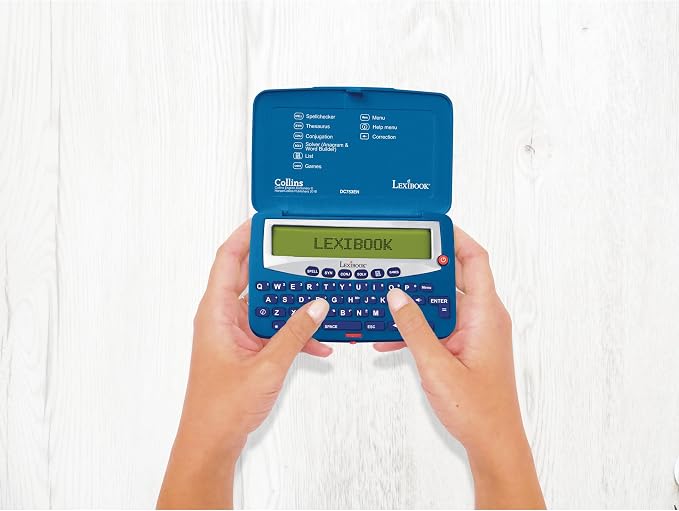 Lexibook DC753EN Electronic Pocket Spellchecker, Conjugation, Anagram Solver