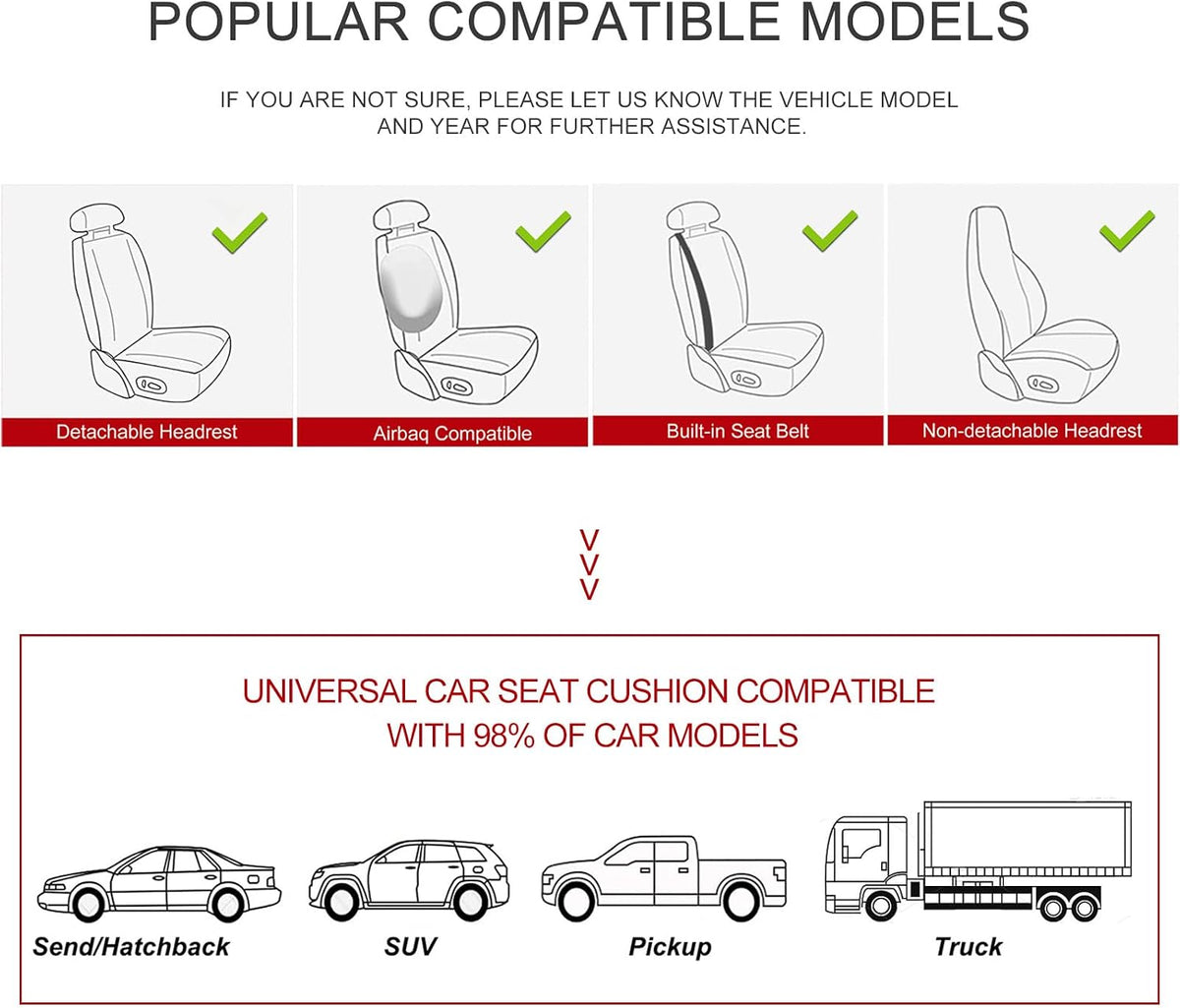 BOPUOVRE Car Seat Cover for Luxury & Comfort PU Leather