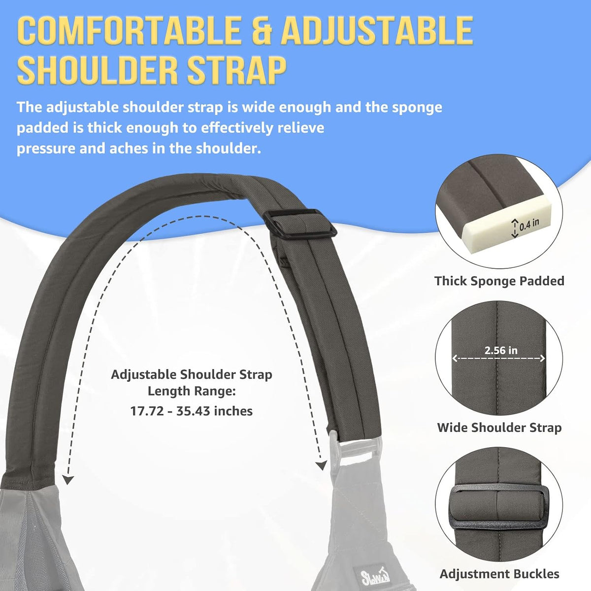 SlowTon Pet Carrier, Hard Bottom Support & Adjustable Padded Shoulder Strap