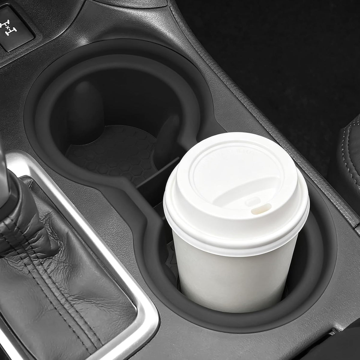 Silicone Non-Slip Center Console Cup Holder Inserts for Toyota Highlander 2014 2015 2016 2017 2018 2019 Car Drink Bottle Holder Interior Accessories Waterproof Replaces