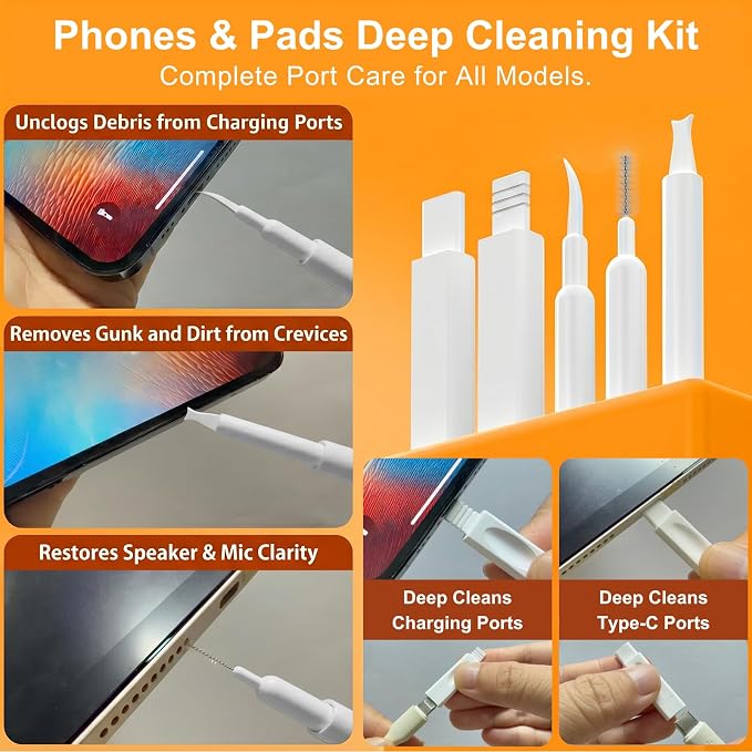 Phone and Keyboard Cleaning Kit by JM.JEEMI, Professional Electronics Cleaner