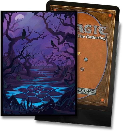 MTG Card Sleeves - Ultra Clear Front & Matte Finish Back - 100 Count Standard Size TCG Sleeves