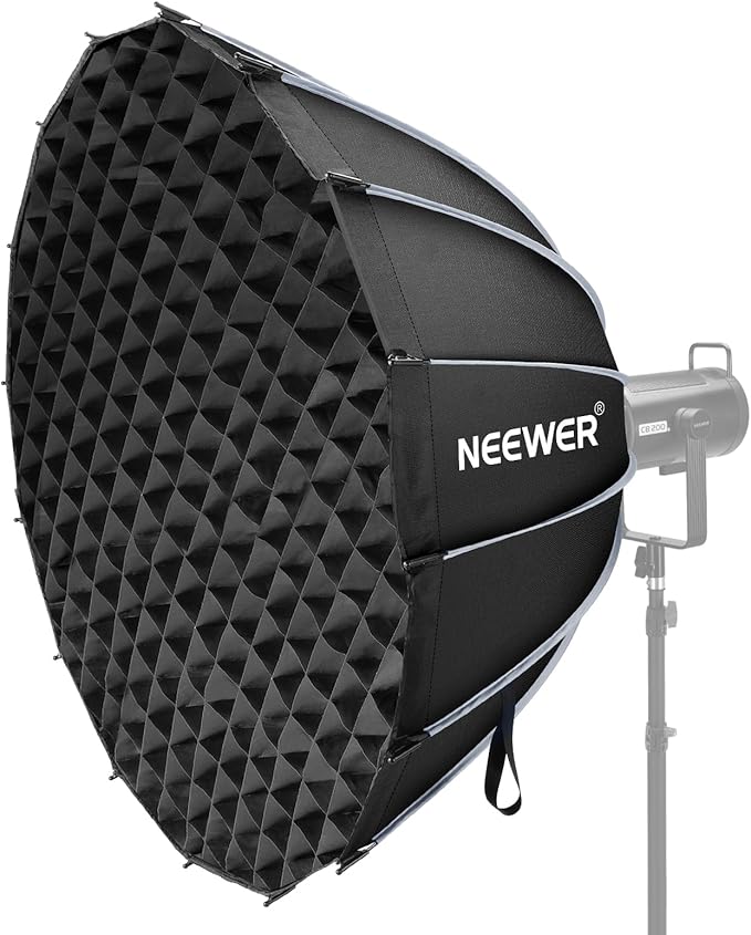 NEEWER Parabolic Softbox Kit, 47.2" Bowens Mount Soft Box