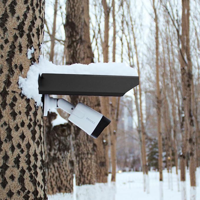 OOSSXX Universal Outdoor Security Camera Sun Rain Cover Shield