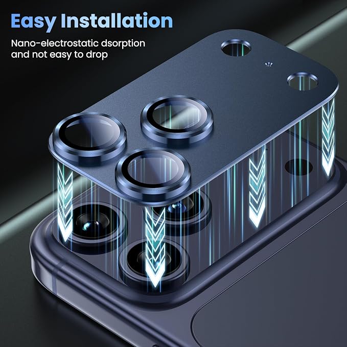 Uyiton Compatible with iPhone 17 Pro Camera Lens Protector