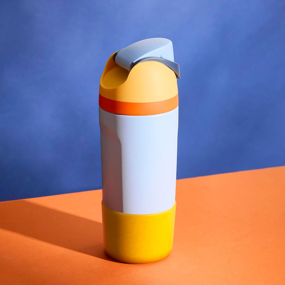 Owala Silicone Water Bottle Boot - Anti-Slip Protective Sleeve for 14/16oz & Kids 12oz Tumblers | Glitter Yellow