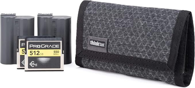 Think Tank Memory Card and Battery Wallet, Holds 2 CF or 4 SD Memory Cards