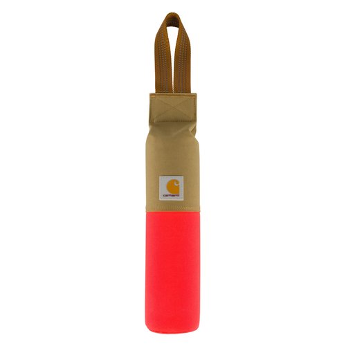 Carhartt Pet Training Tool, Dog Retrieving Bumper, Rugged Nylon Duck Canvas Training Bumper Designed for Retrieval Training, Hunter Orange, Small