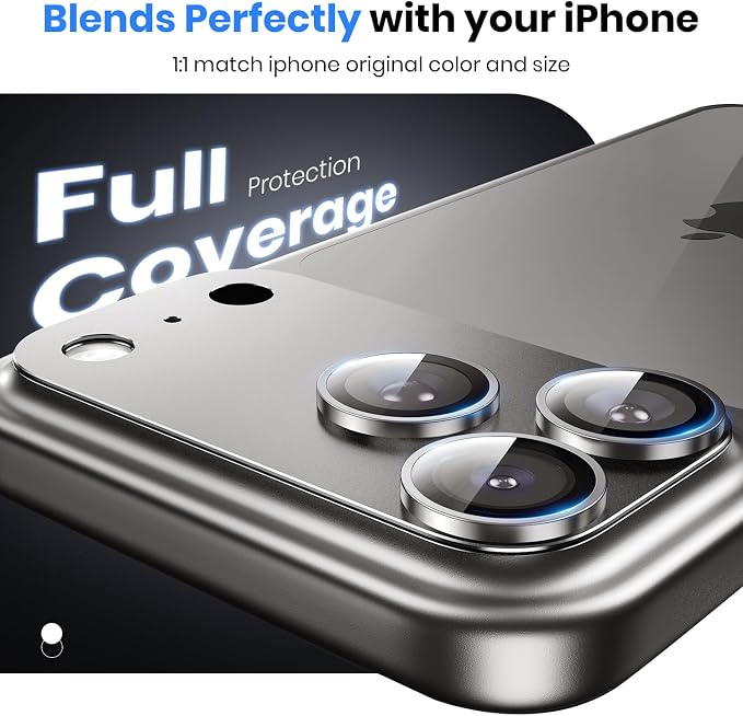 Hoerrye for iPhone 17 Pro Camera Lens Protector