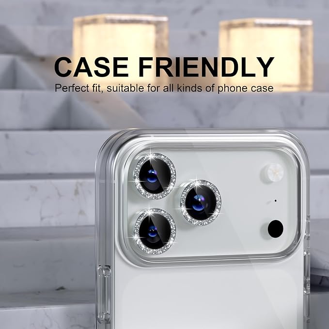 Choiche Compatible for iPhone 17 Pro/iPhone 17 Pro Max Camera Lens Protector