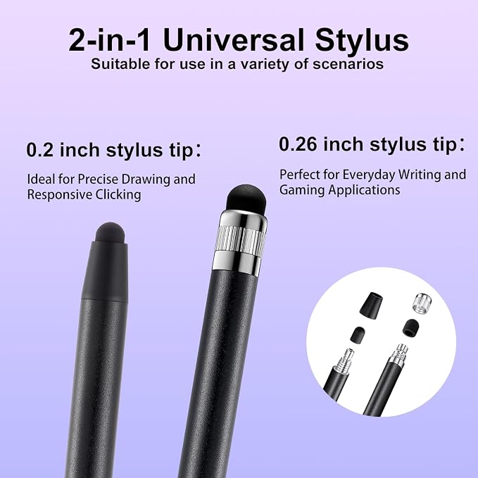 Stylus Pen for Touchscreen, ChaoQ 10pcs High Sensitivity and Precision Stylus