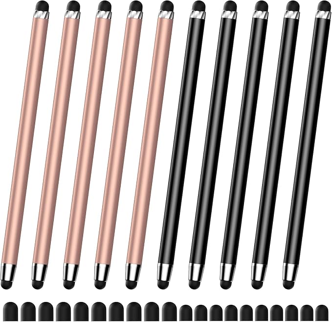 10 PCS Stylus, Stylus Pen for Touchscreen, Stylus 2-in-1 High Sensitivity &