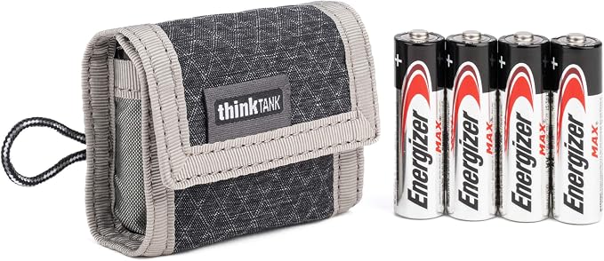 Think Tank AA Camera Battery Holder V2, Holds 8 AA or 16 AAA Batteries