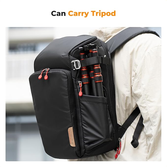 K&F CONCEPT Professional Camera Backpack, Large Photography Backpack Expandable