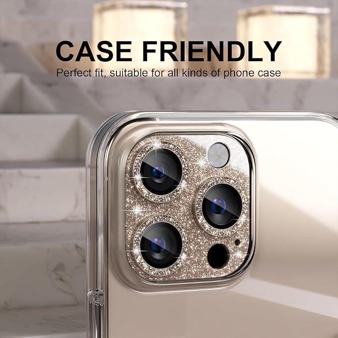 Choiche Compatible for iPhone 16 Pro/iPhone 16 Pro Max Camera Lens Protector