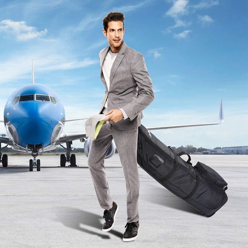 LONGCHAO Womens Golf Bag Golf Travel Bag Hard Case Golf Bag Travel Case for Airlines Waterproof Golf Travel Bag with Wheels