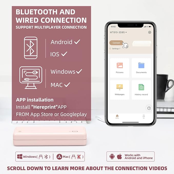 HPRT Wireless Portable Printer