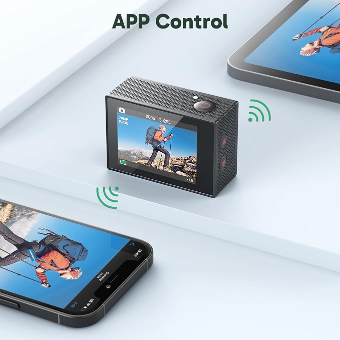 AKASO EK7000 4K30FPS 20MP WiFi Action Camera