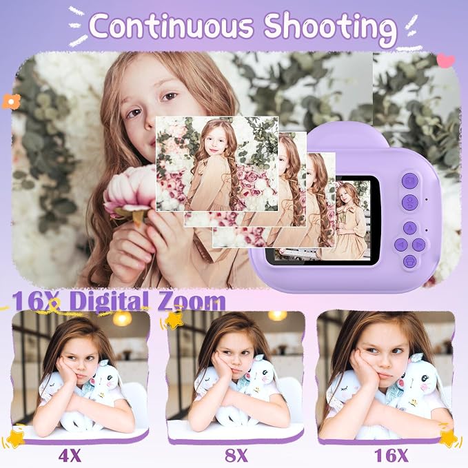 Kids Camera Toys, Instant Print Camera