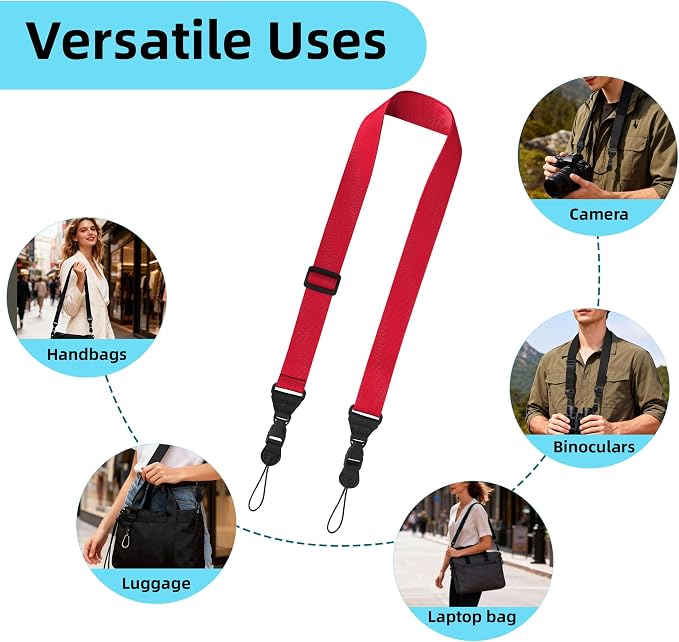Adjustable Shoulder Strap:Comfortable iPad Strap Nylon Neck Lanyard