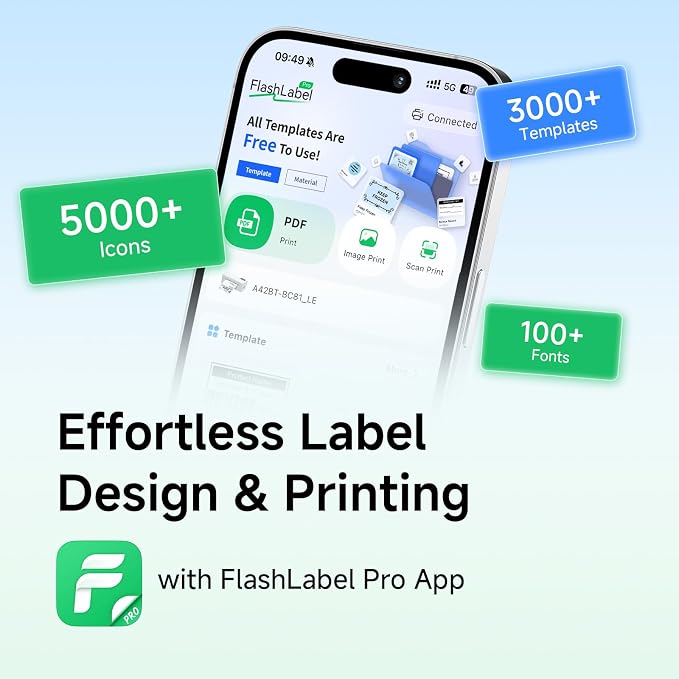 Bluetooth Thermal Label Printer