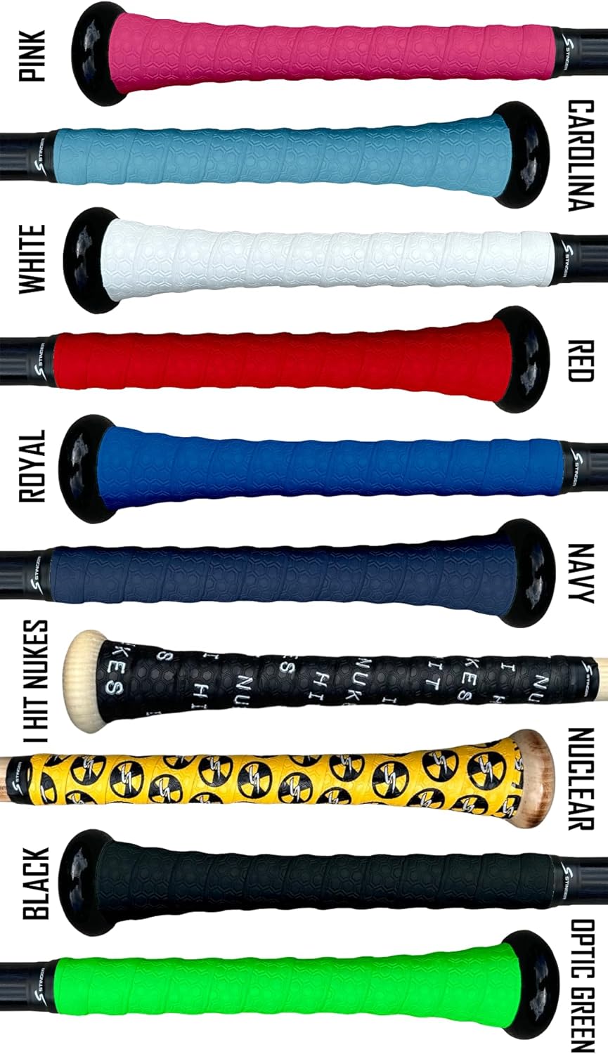 Stinger Sports Premium Polymer Bat Grip - Enhanced Comfort for Baseball & Softball Players