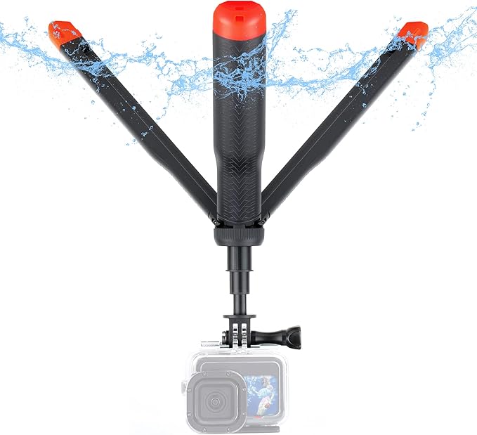 Floating Selfie Stick for GoPro Hero 13 12 11 10 9 8 Mini Max Fusion Session