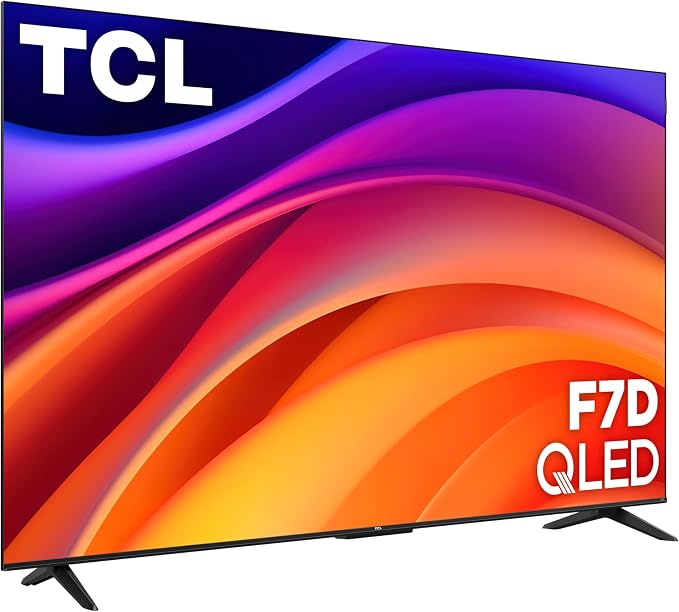 TCL 65-Inch F7D Series 4K QLED (65F7D, 2026 Model) with Dolby Vision HDR & Dolby Atmos Smart TV with Fire TV, Alexa+, Game Accelerator 120, High Brightness LED Backlight, Dolby Atmos and Voice Control