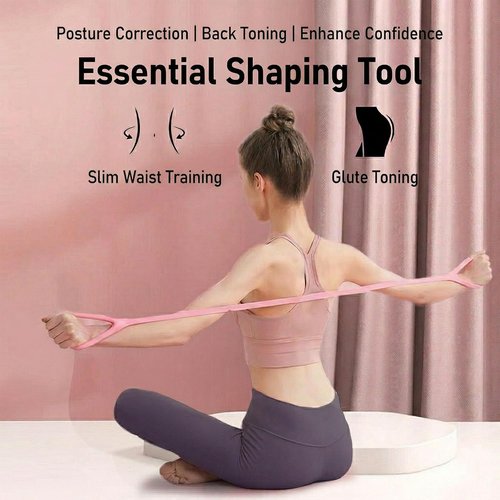 Lexi Figure 8 Resistance Band - 20-25 Lb with Handles for Effective Arm, Back, Chest & Shoulder Workouts