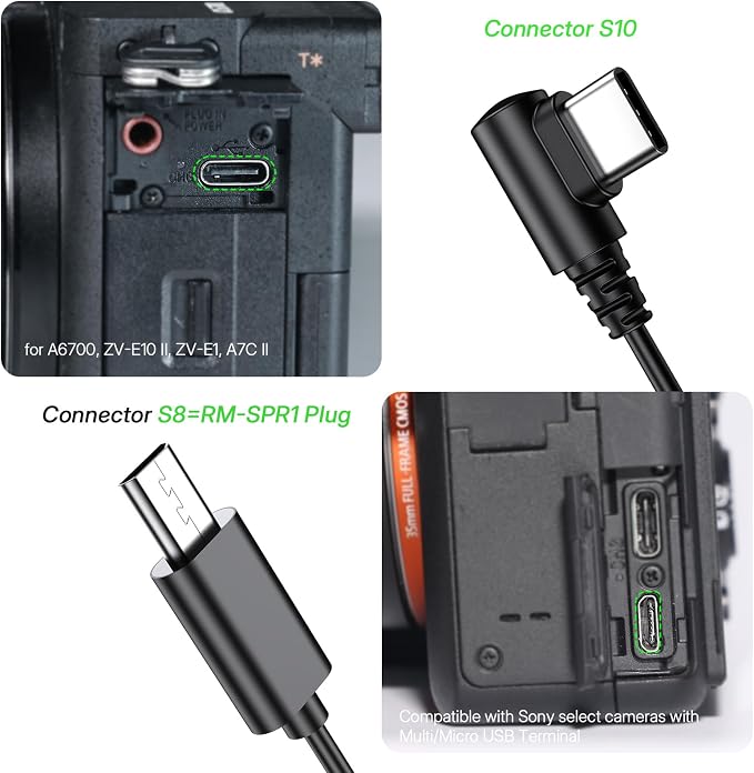 AODELAN Rechargeable Camera Timer Intervalometer Remote Control