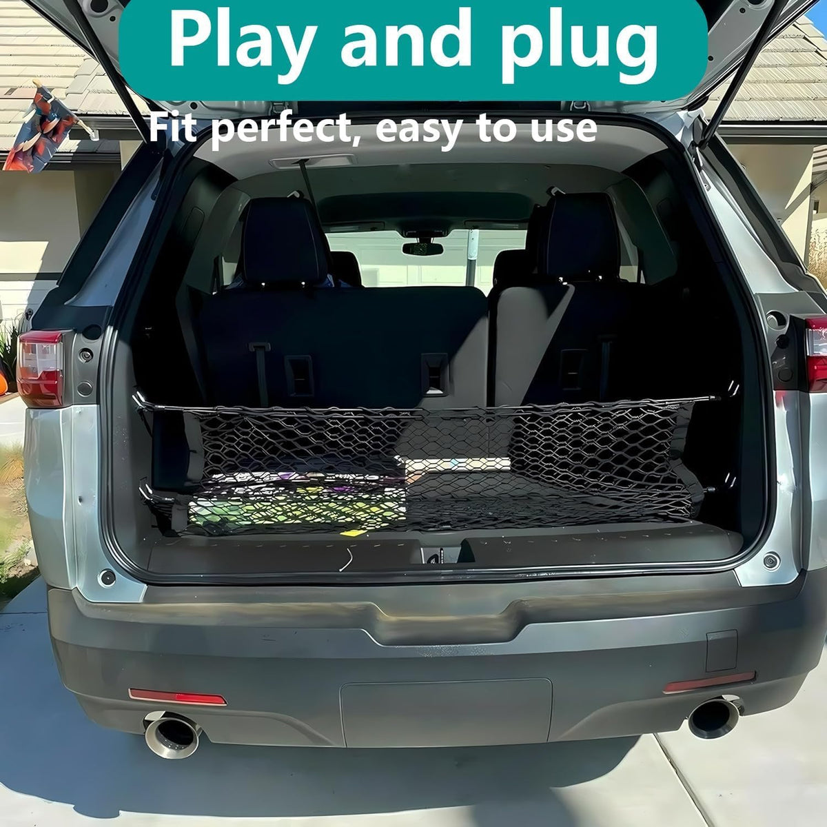 Trunk Cargo Net Compatible with 2016 to 2022 2023 2024 2025 2026 Honda Pilot