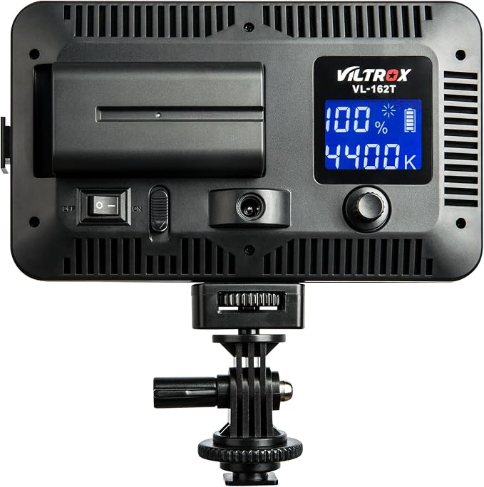 VILTROX VL-162T CRI95+ LED Video Light, Portable Camera Photo Light Panel