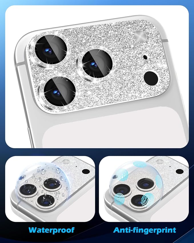 imluckies Compatible with iPhone 17 Pro Max Camera Lens Protector Bling