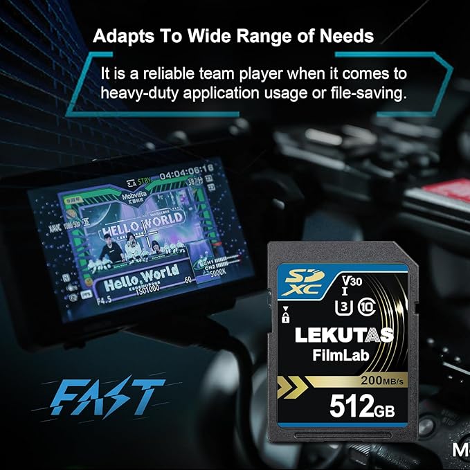 512GB SDXC UHS-I Memory Card