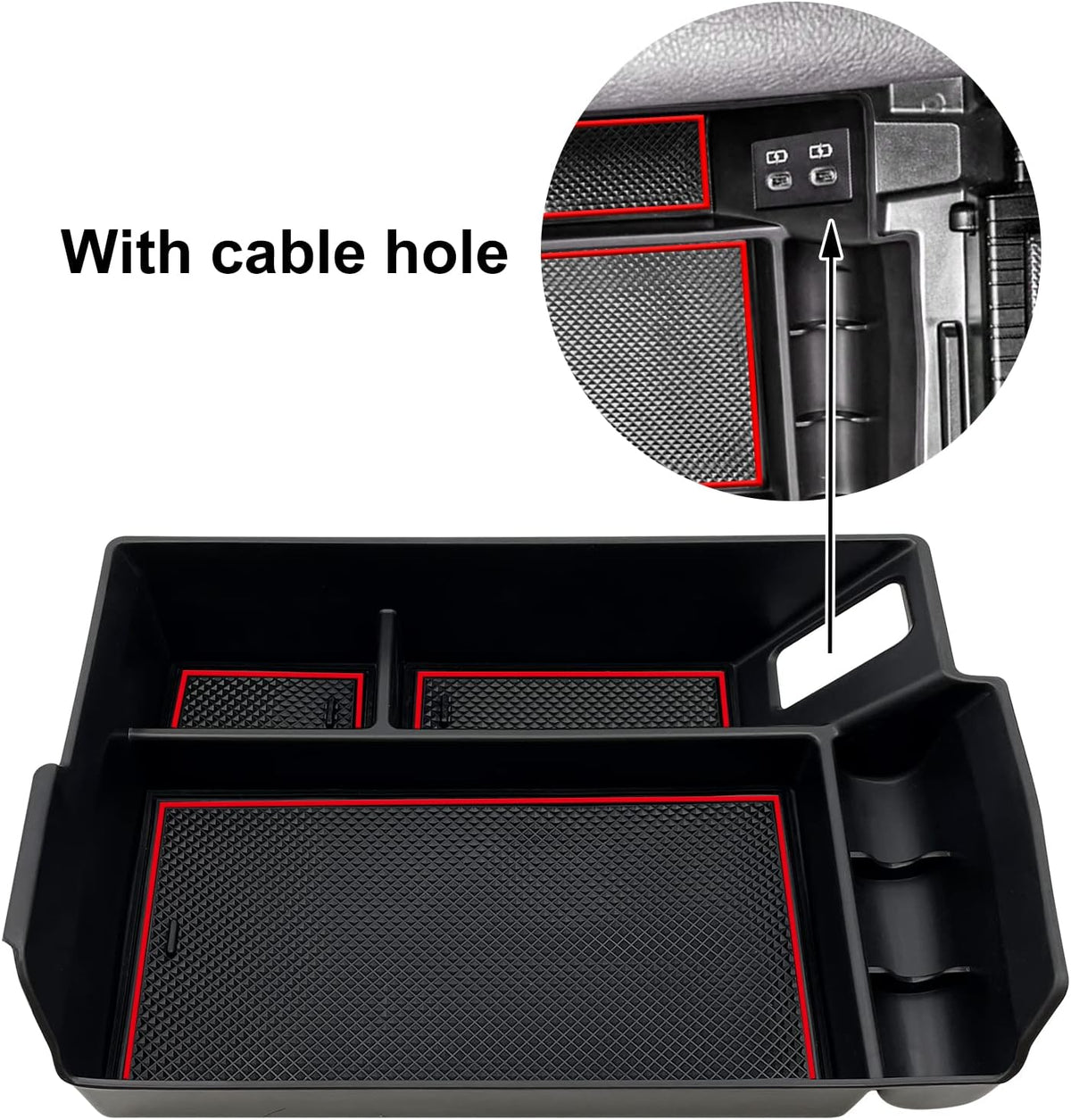 Center Console Organizer Compatible with 2021 2022 2023 2024 2025 2026 Toyota Sienna Accessories