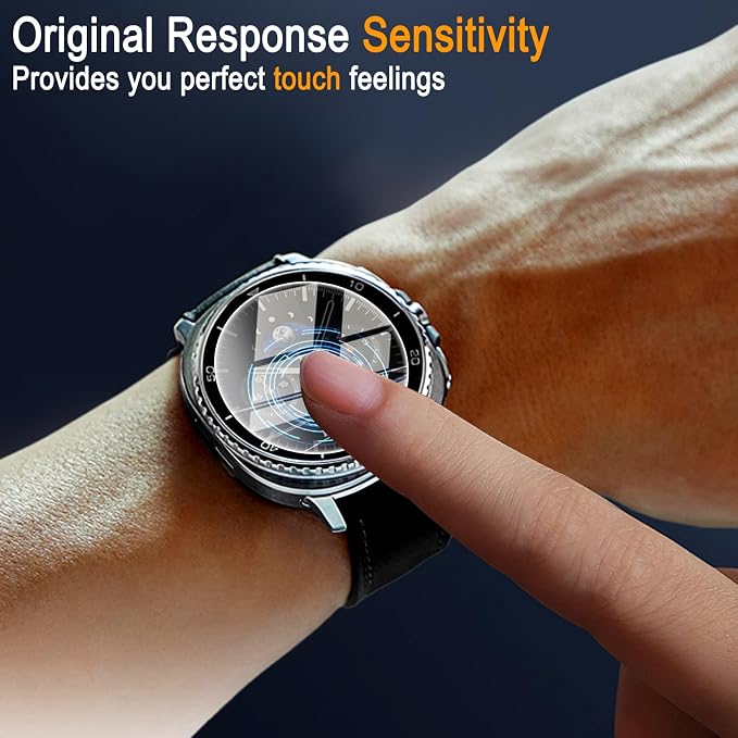SiHPuoy 4 Pack for Samsung Galaxy Watch 8 Classic 46mm Screen Protector