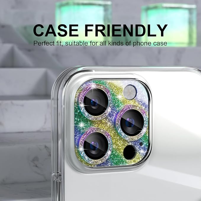 Choiche Compatible for iPhone 16 Pro/iPhone 16 Pro Max Camera Lens Protector