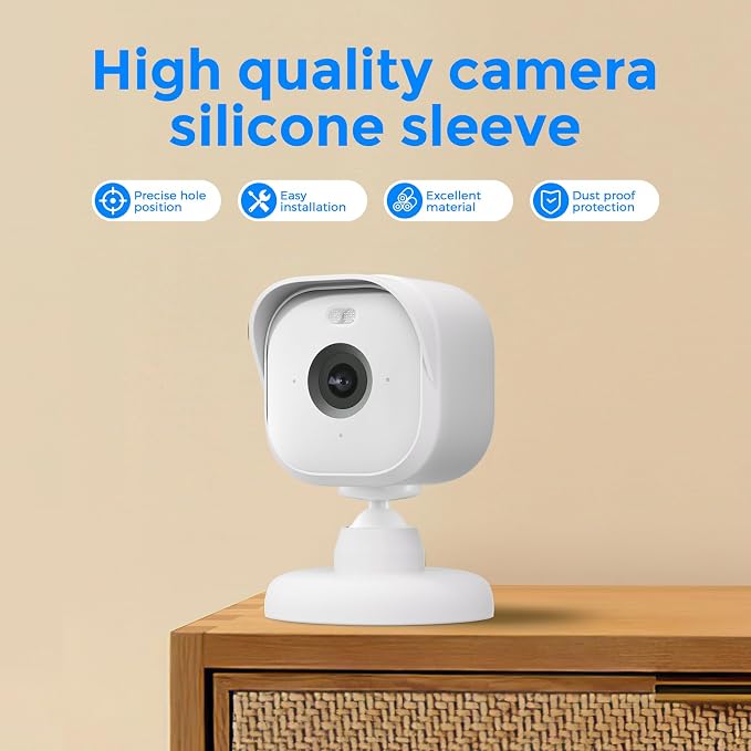 Camera Cover Compatible Blink Mini Silicone Skin Case, Anti-Scratch Protective