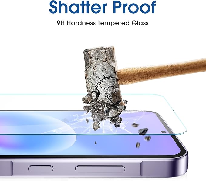 amFilm Auto-Alignment OneTouch for Samsung Galaxy A57 5G 6.7" Screen Protector