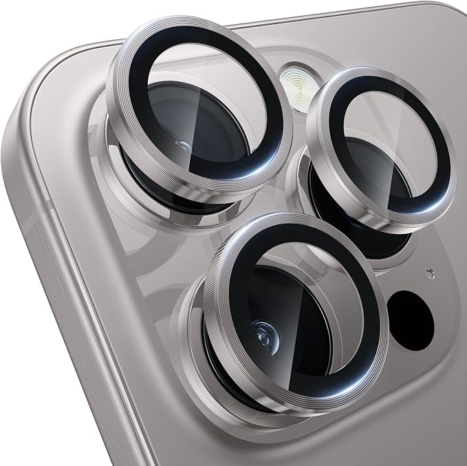 WSKEN for iPhone 16 Pro/iPhone 16 Pro Max Camera Lens Protector
