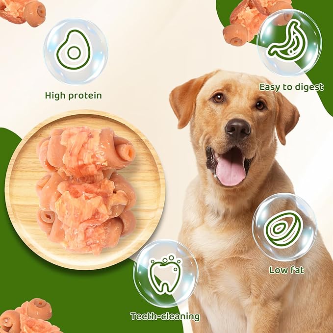 Dog Chewing Bone Chicken Wrapped Cranberry Peanut Butter Bone Dog Treat Snacks Teeth Cleaning 2.5" 454g
