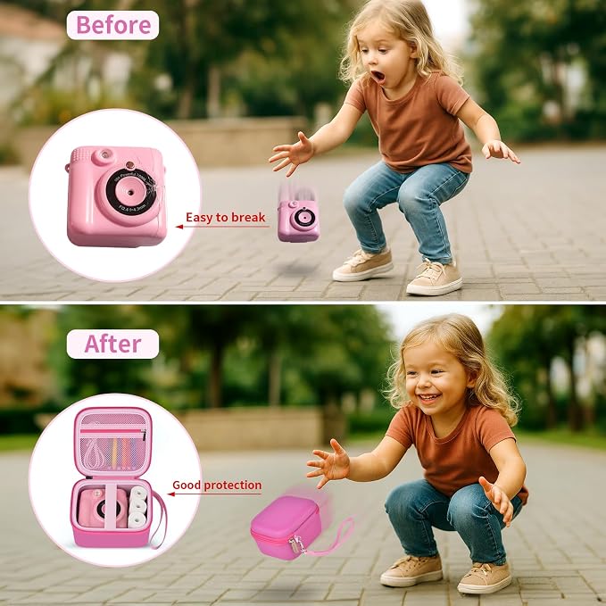 PAIYULE Kids Instant Print Camera Case