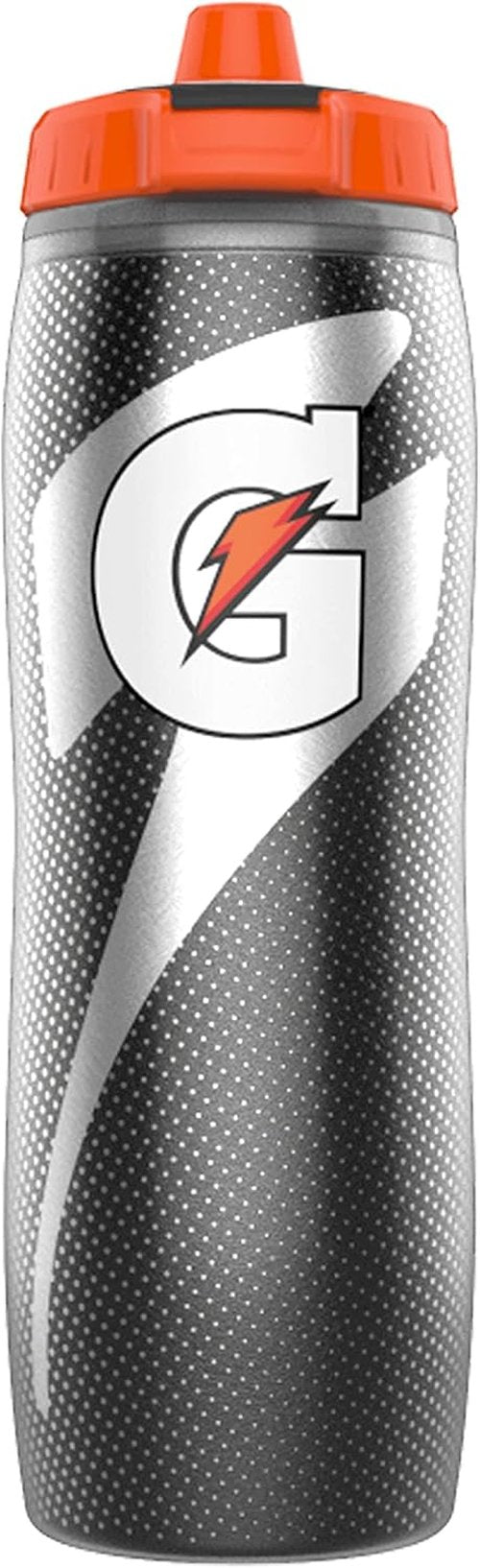 Gatorade Insulated 30oz Squeeze Bottles - Durable Design in Blue and Black Colors