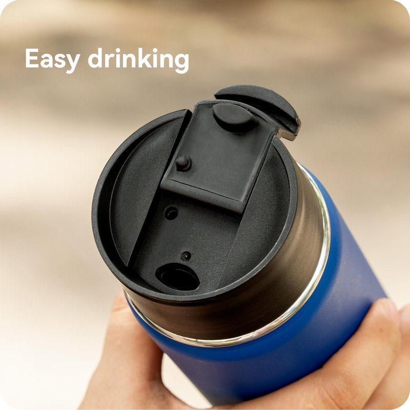 Prurex Replacement Flip Lid for Hydro Flask Wide Mouth, Water Bottles Accessories for 12-64 oz 2.28" Wide Mouth Sport Bottles(Black 2 Pack）