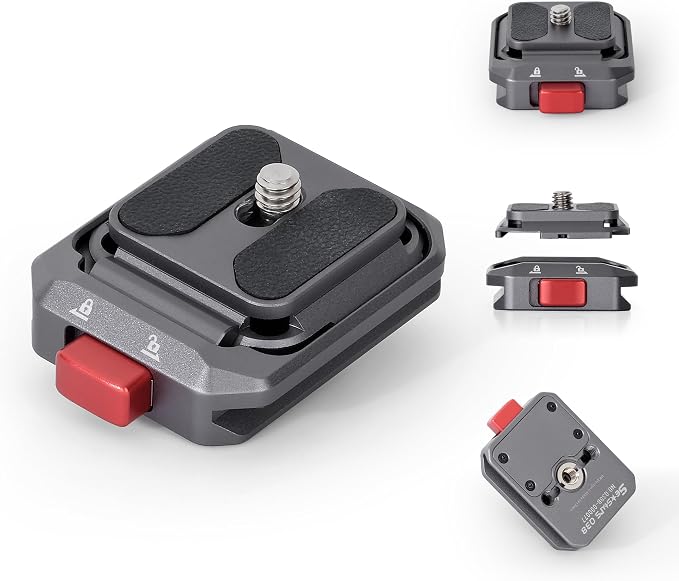 IFOOTAGE Q38 Quick Release Plate, Camera Quick Release Tripod Mount Adapter