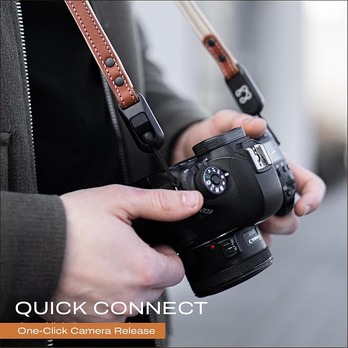 C Coiro Thin Leather Camera Strap