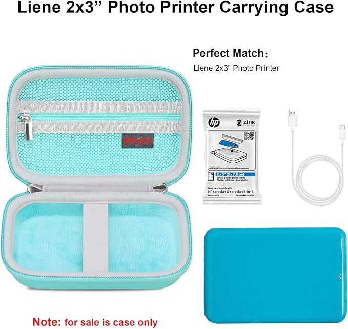 Elonbo Carrying Case for KODAK Step Instant Smartphone Photo Printer, Portable